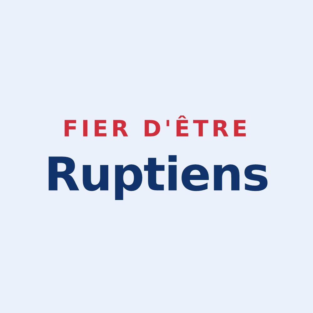 Sticker « Fier d'être Ruptiens » — design pour Rupt-sur-Saône