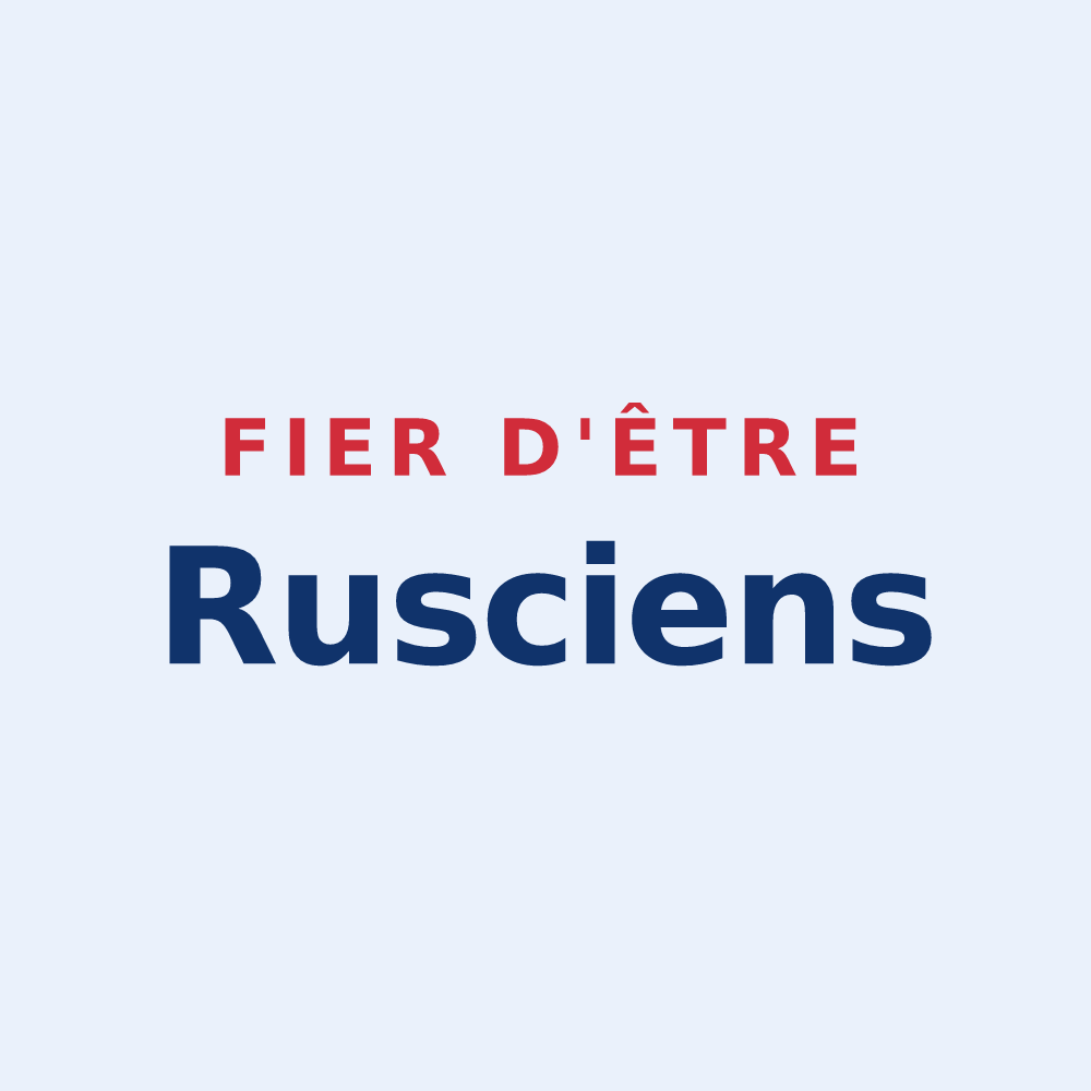 Sticker « Fier d'être Rusciens » — design pour Russy-Bémont
