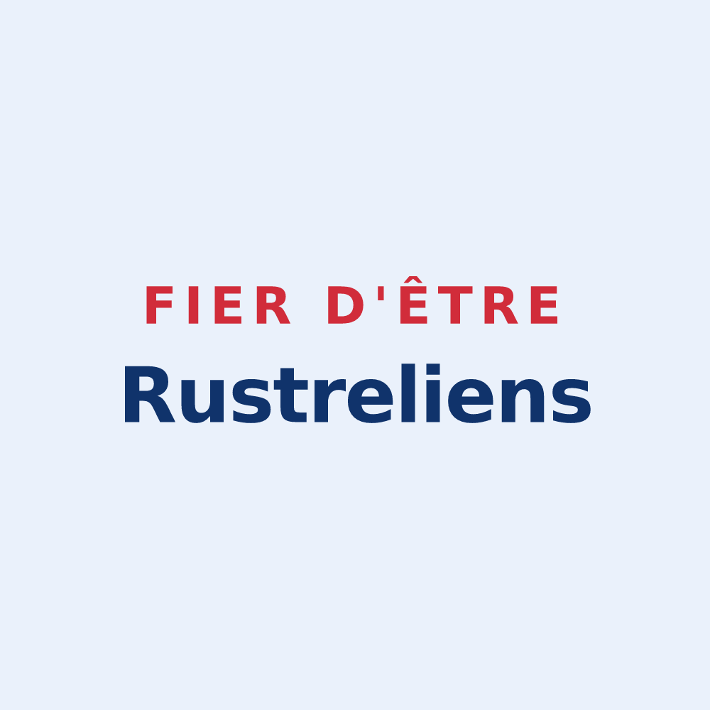 Sticker « Fier d'être Rustreliens » — design pour Rustrel