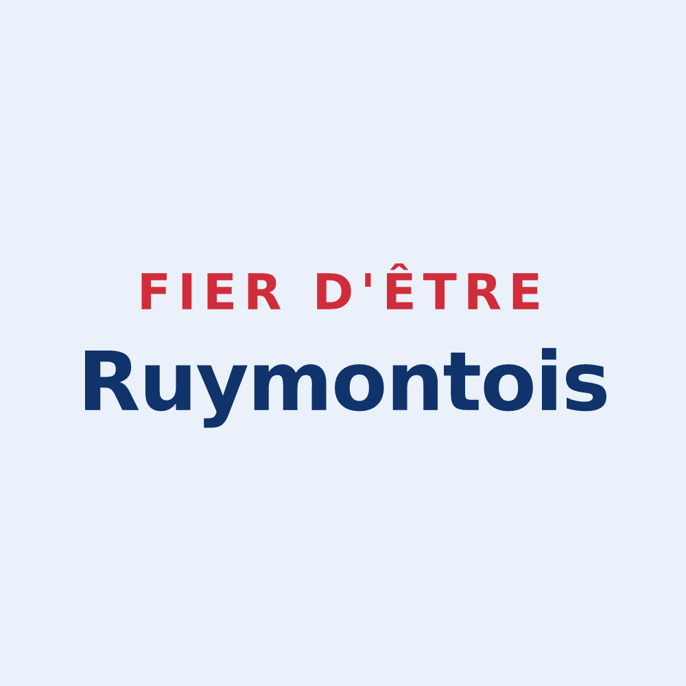 Sticker « Fier d'être Ruymontois » — design pour Ruy-Montceau
