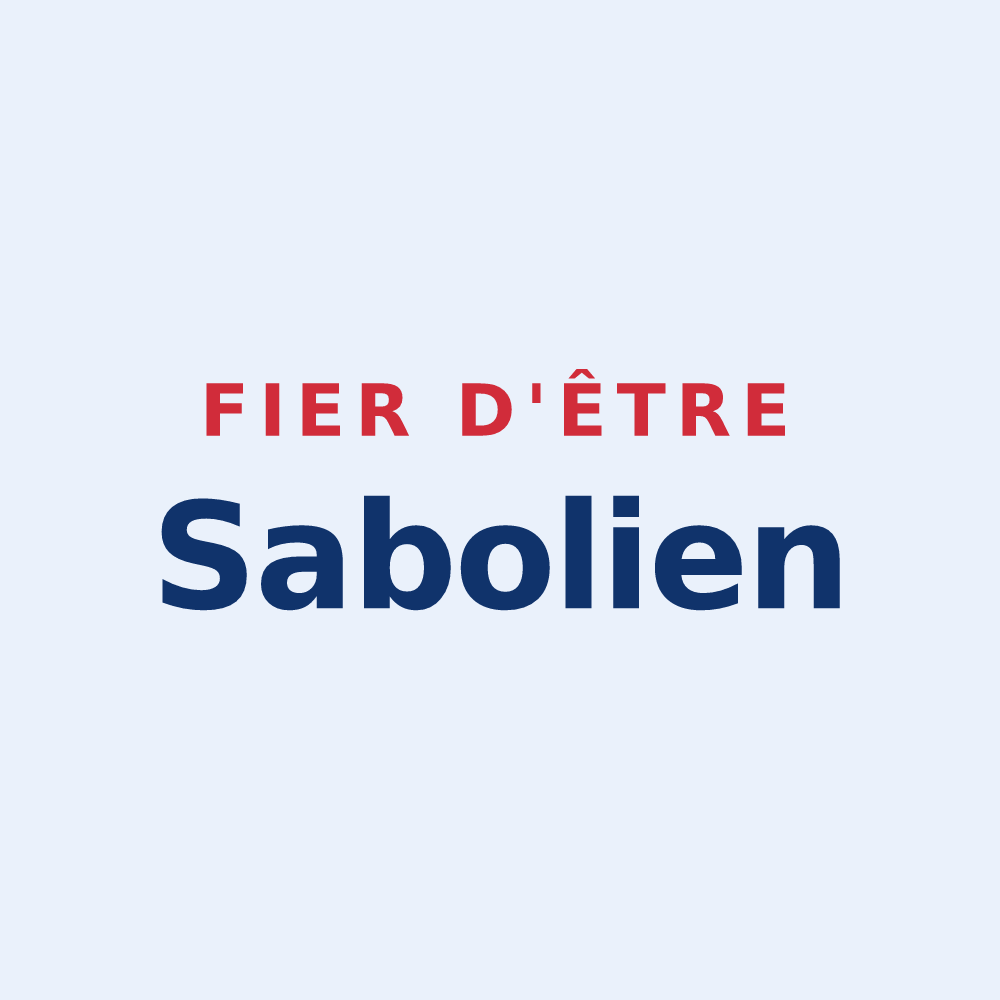 Sticker « Fier d'être Sabolien » — design pour Sablé-sur-Sarthe
