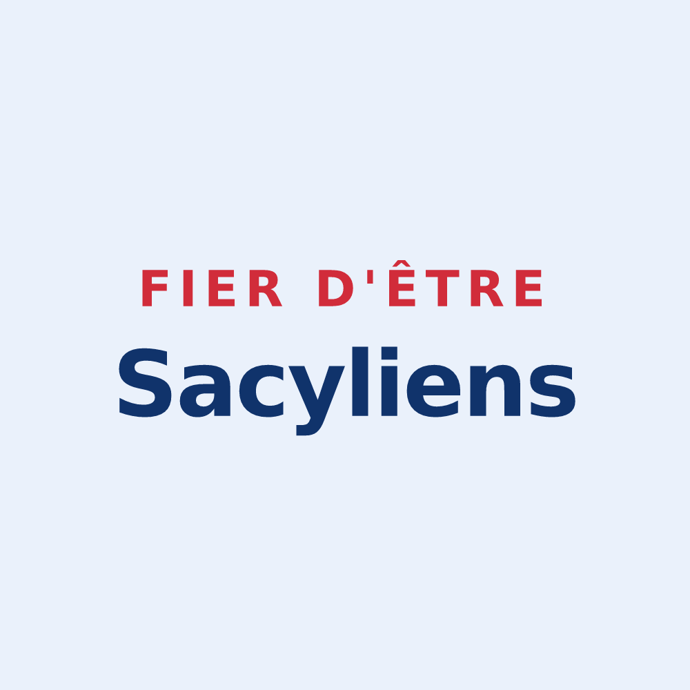 Sticker « Fier d'être Sacyliens » — design pour Sacy-le-Grand