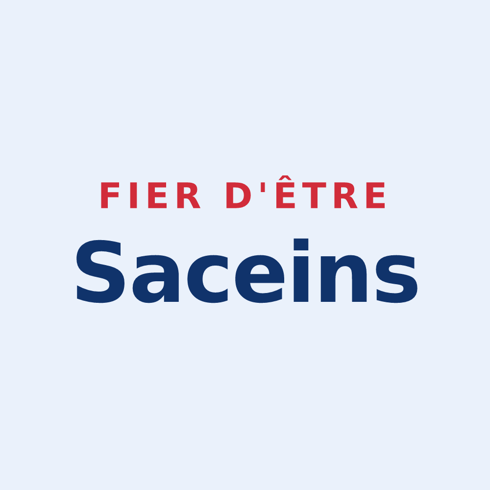 Sticker « Fier d'être Saceins » — design pour Sacy