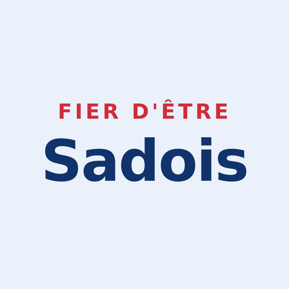 Sticker « Fier d'être Sadois » — design pour Sada