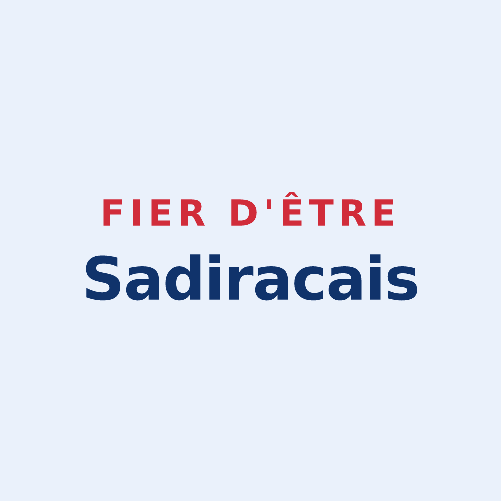 Sticker « Fier d'être Sadiracais » — design pour Sadirac