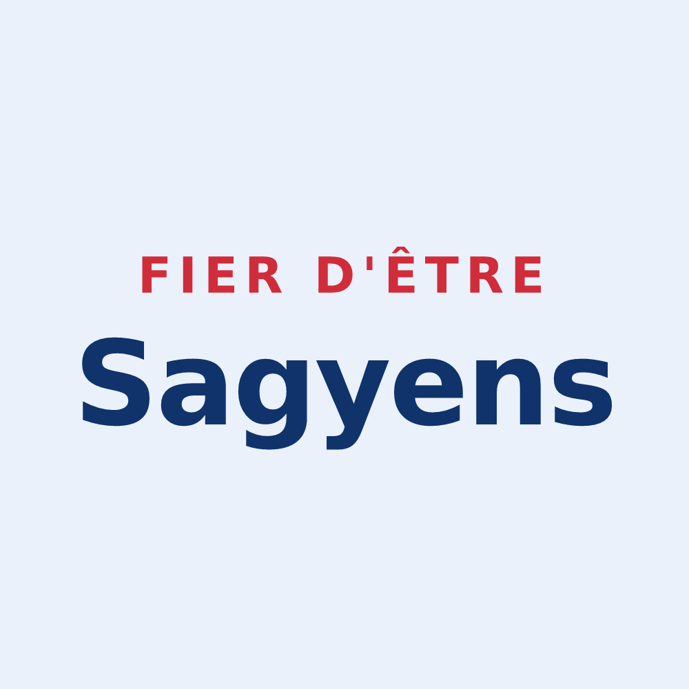 Sticker « Fier d'être Sagyens » — design pour Sagy