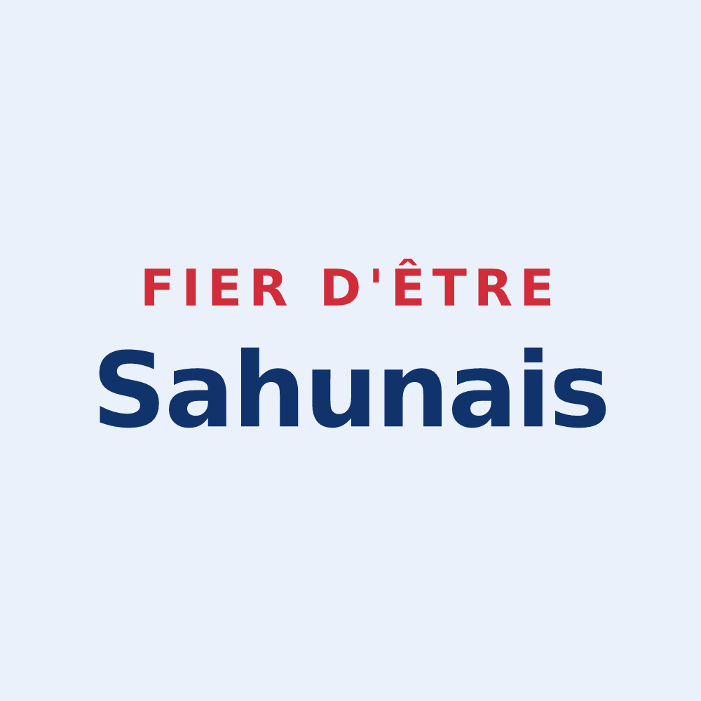 Sticker « Fier d'être Sahunais » — design pour Sahune