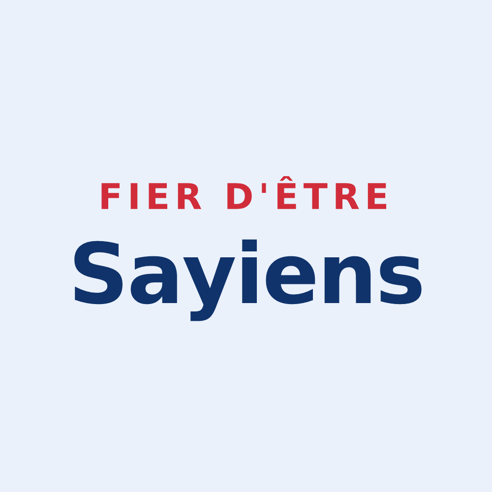 Sticker « Fier d'être Sayiens » — design pour Sai