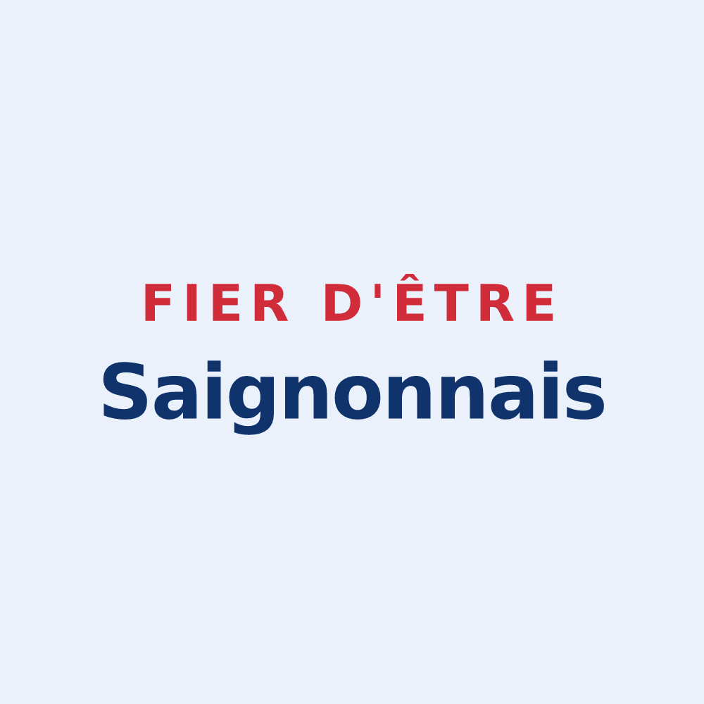 Sticker « Fier d'être Saignonnais » — design pour Saignon