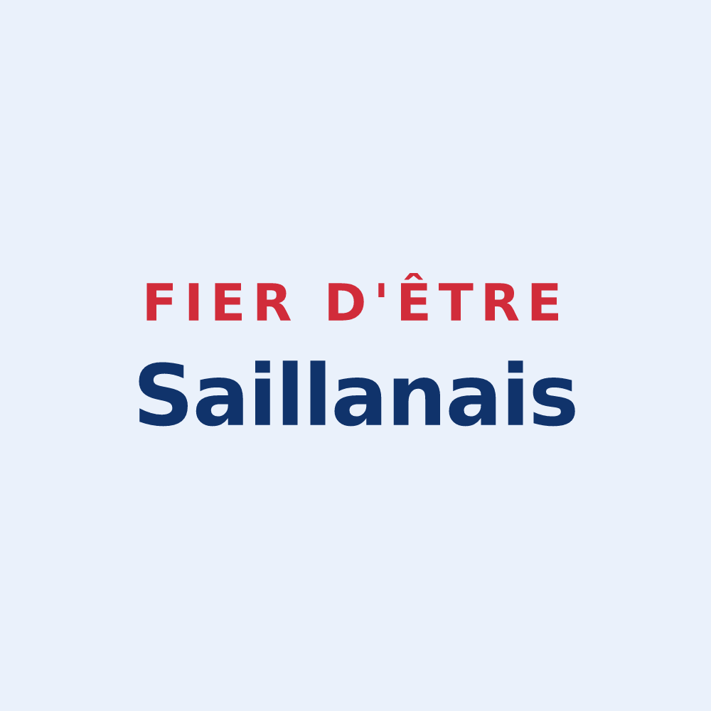 Sticker « Fier d'être Saillanais » — design pour Saillans