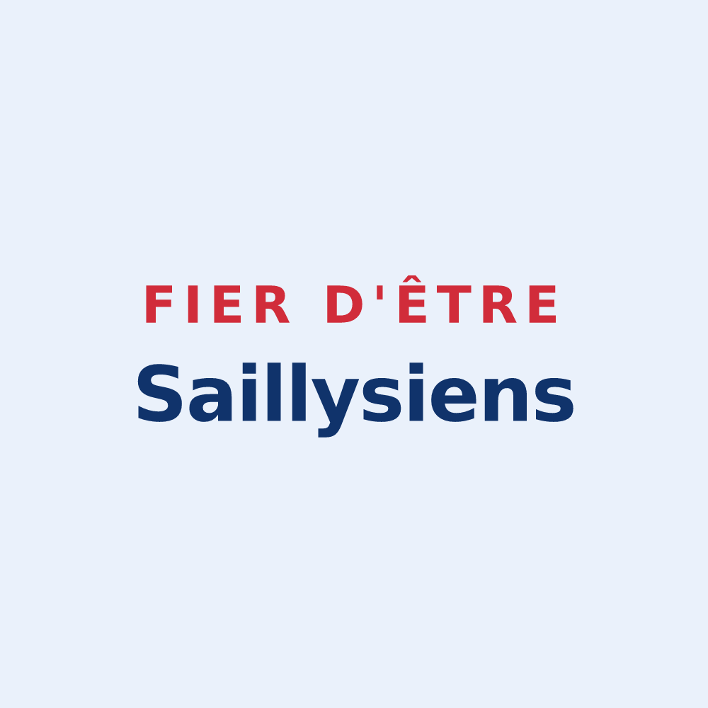 Sticker « Fier d'être Saillysiens » — design pour Sailly-en-Ostrevent