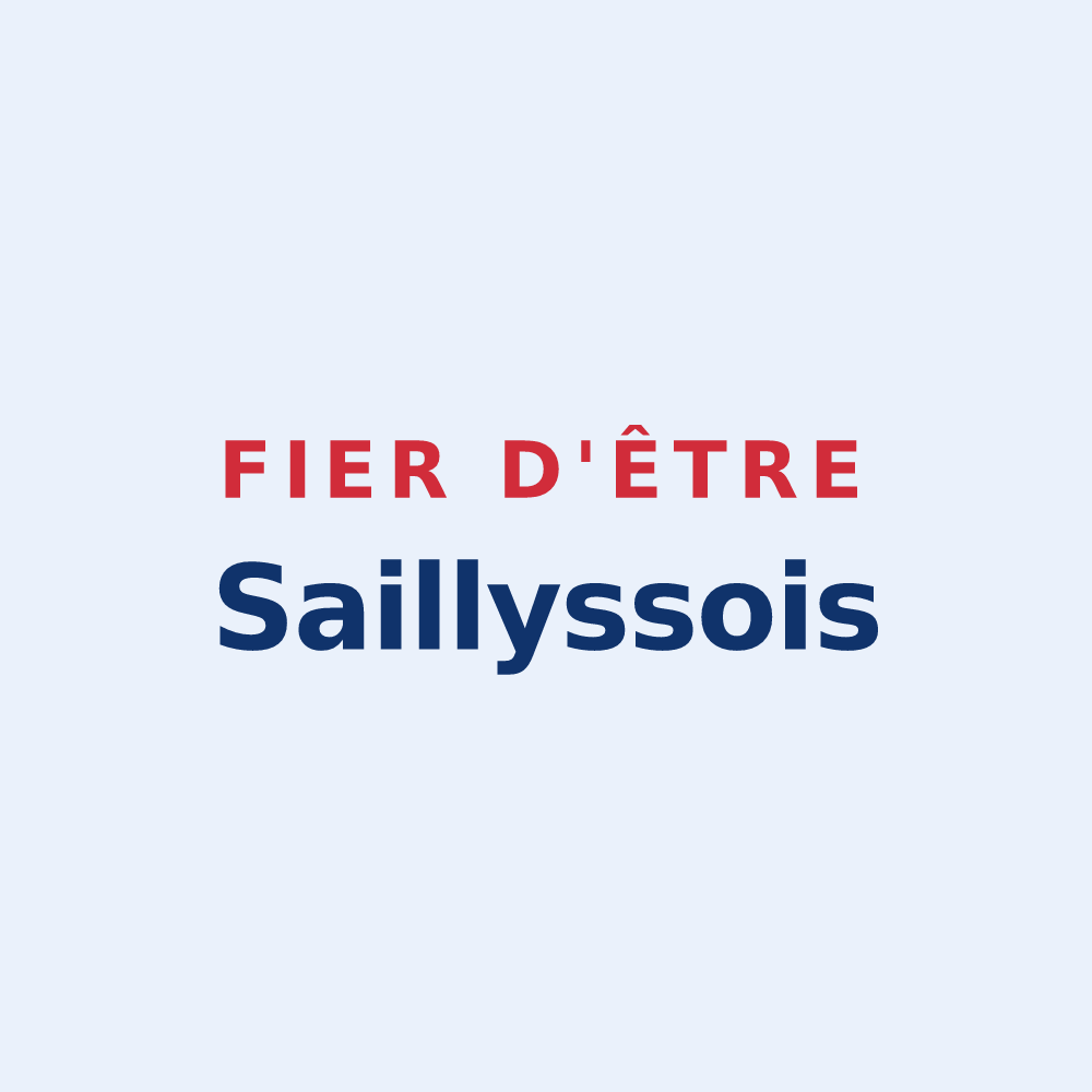 Sticker « Fier d'être Saillyssois » — design pour Sailly-Flibeaucourt