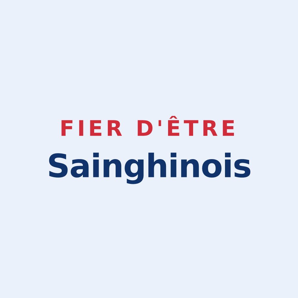 Sticker « Fier d'être Sainghinois » — design pour Sainghin-en-Mélantois
