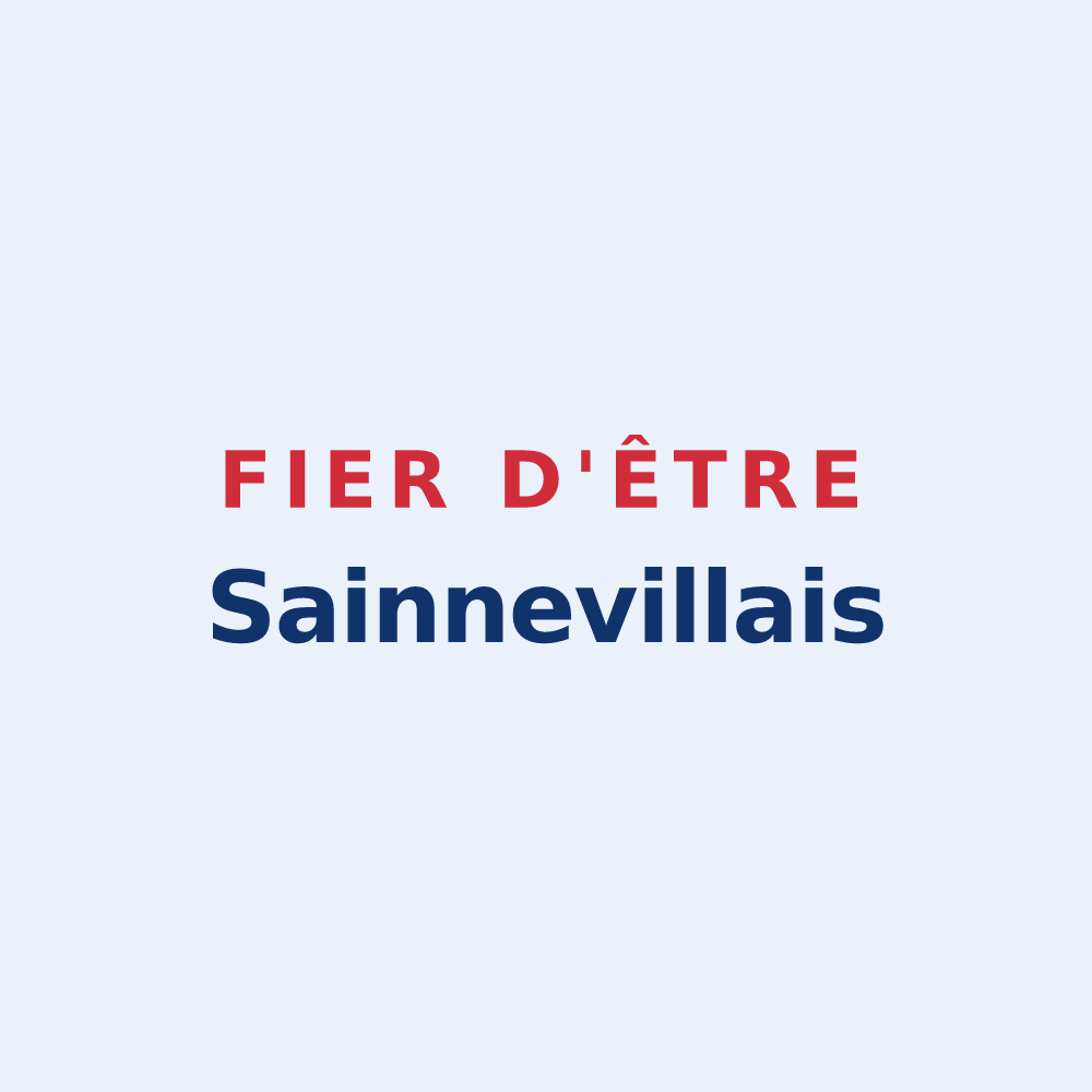 Sticker « Fier d'être Sainnevillais » — design pour Sainneville