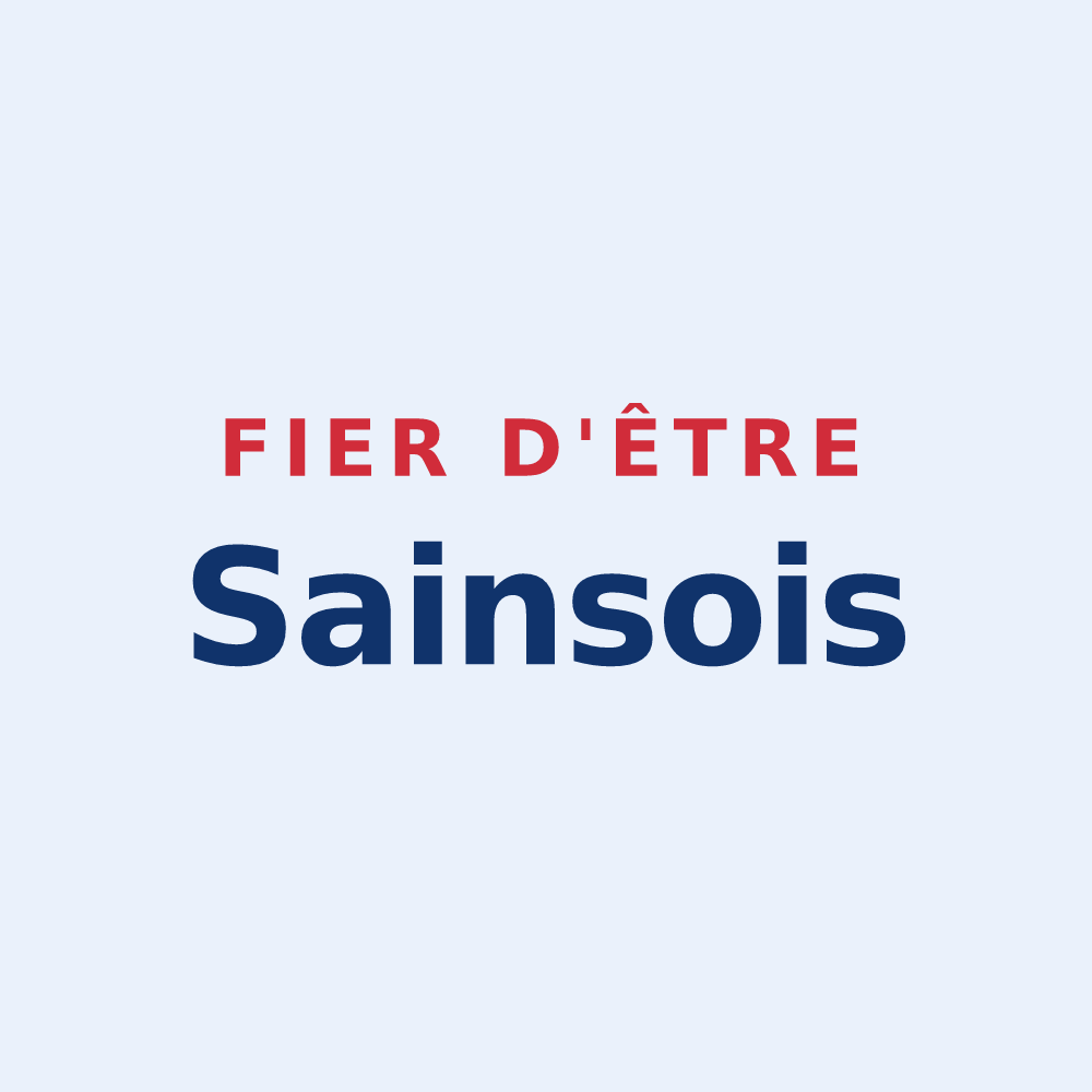 Sticker « Fier d'être Sainsois » — design pour Sains-du-Nord