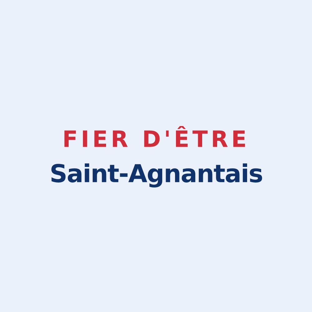 Sticker « Fier d'être Saint-Agnantais » — design pour Saint-Agnant-près-Crocq