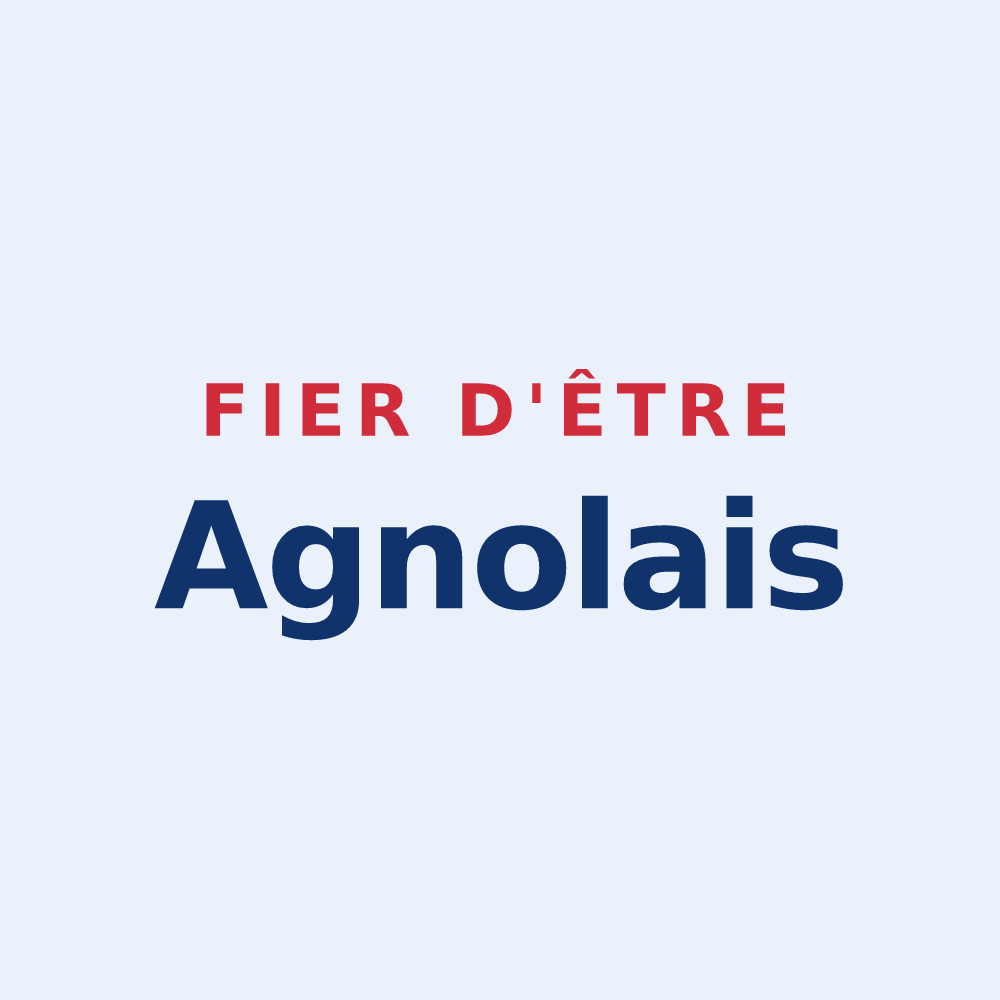 Sticker « Fier d'être Agnolais » — design pour Saint-Agne