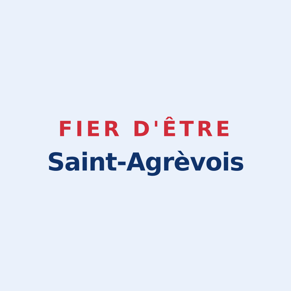 Sticker « Fier d'être Saint-Agrèvois » — design pour Saint-Agrève