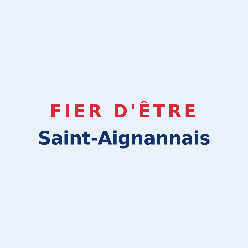 Sticker « Fier d'être Saint-Aignannais » — design pour Saint-Aignan-sur-Roë