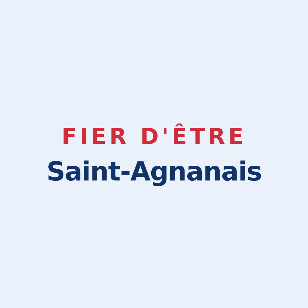 Sticker « Fier d'être Saint-Agnanais » — design pour Saint-Aignan-sur-Ry