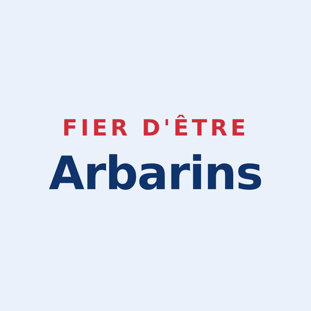 Sticker « Fier d'être Arbarins » — design pour Saint-Alban-d'Hurtières