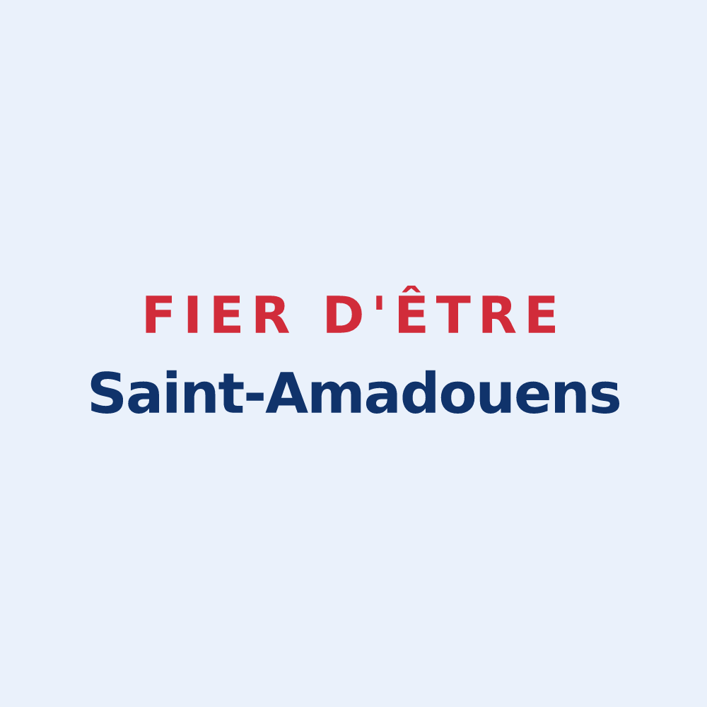 Sticker « Fier d'être Saint-Amadouens » — design pour Saint-Amadou