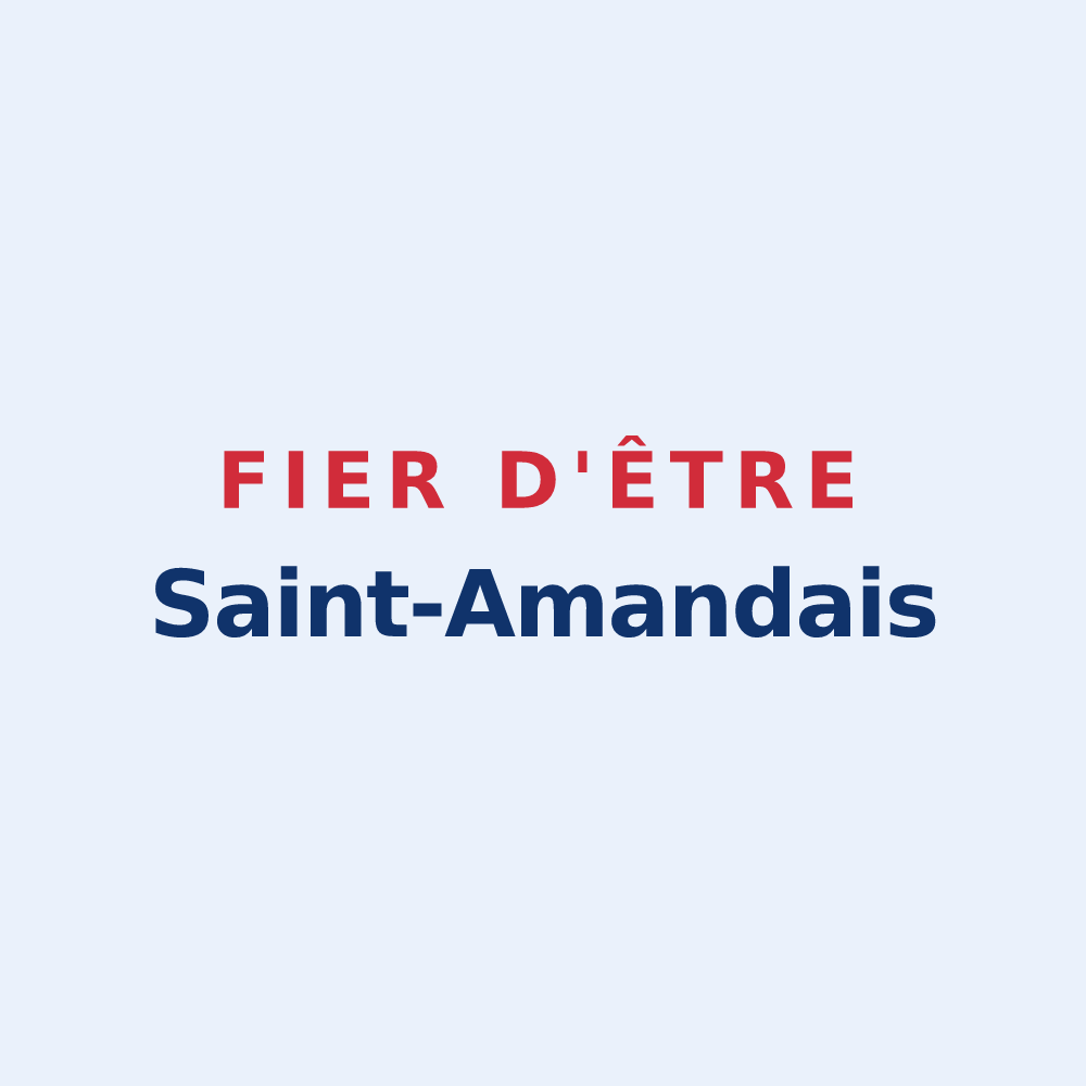 Sticker « Fier d'être Saint-Amandais » — design pour Saint-Amand-Villages