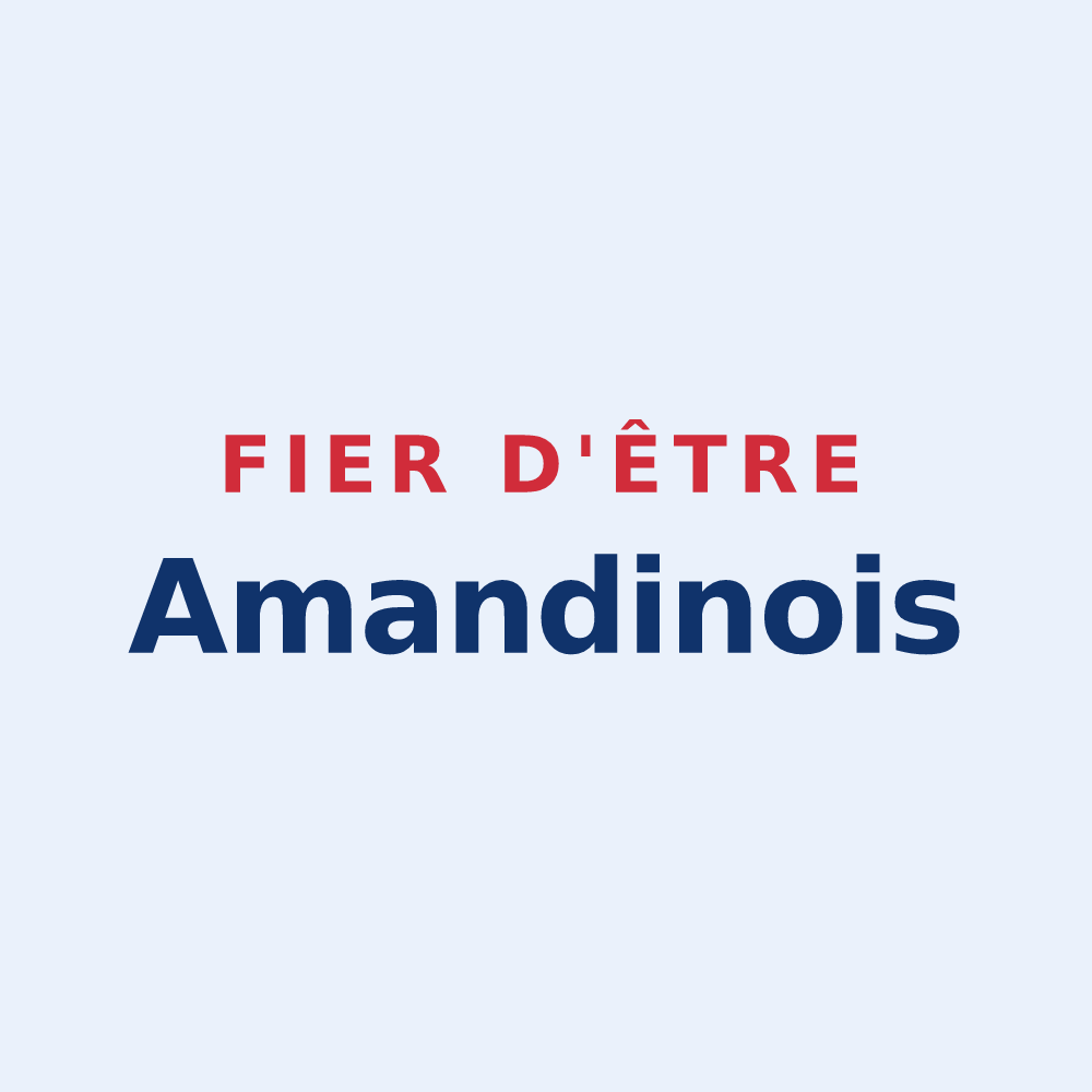 Sticker « Fier d'être Amandinois » — design pour Saint-Amandin
