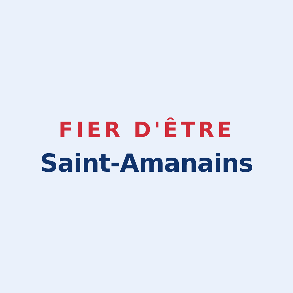 Sticker « Fier d'être Saint-Amanains » — design pour Saint-Amans-de-Pellagal