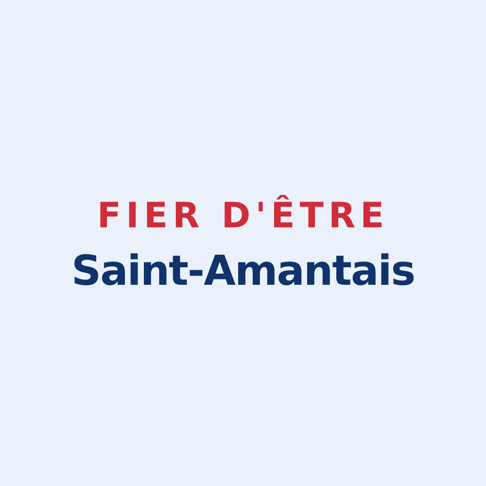 Sticker « Fier d'être Saint-Amantais » — design pour Saint-Amans-Valtoret