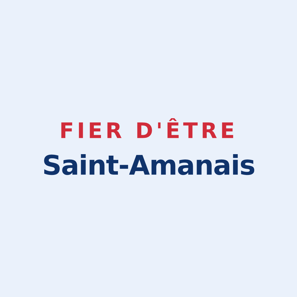 Sticker « Fier d'être Saint-Amanais » — design pour Saint-Amans
