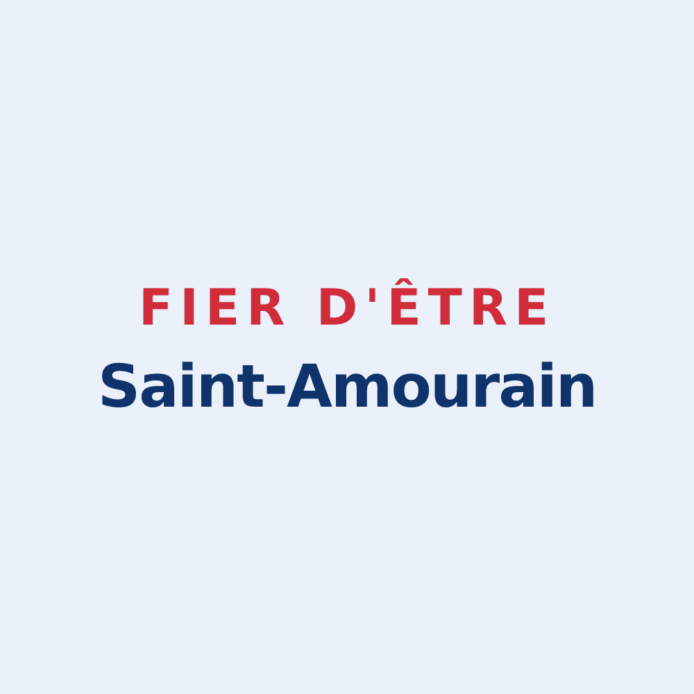 Sticker « Fier d'être Saint-Amourain » — design pour Saint-Amour