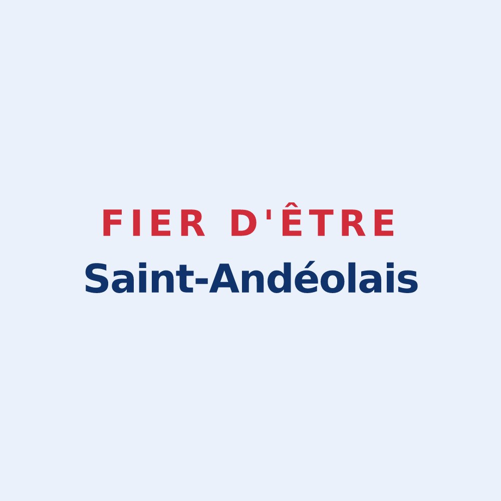 Sticker « Fier d'être Saint-Andéolais » — design pour Saint-Andéol-de-Berg