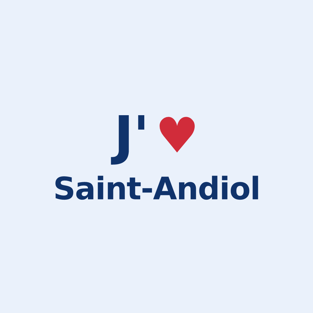 Sticker personnalisé Saint-Andiol — design J'aime Saint-Andiol