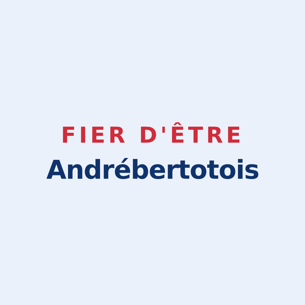 Sticker « Fier d'être Andrébertotois » — design pour Saint-André-d'Hébertot