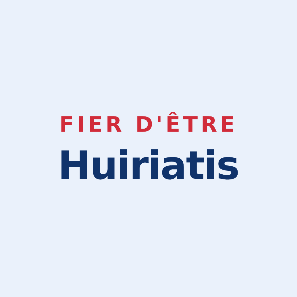 Sticker « Fier d'être Huiriatis » — design pour Saint-André-d'Huiriat
