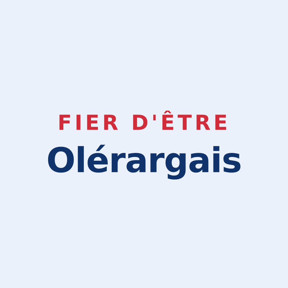 Sticker « Fier d'être Olérargais » — design pour Saint-André-d'Olérargues