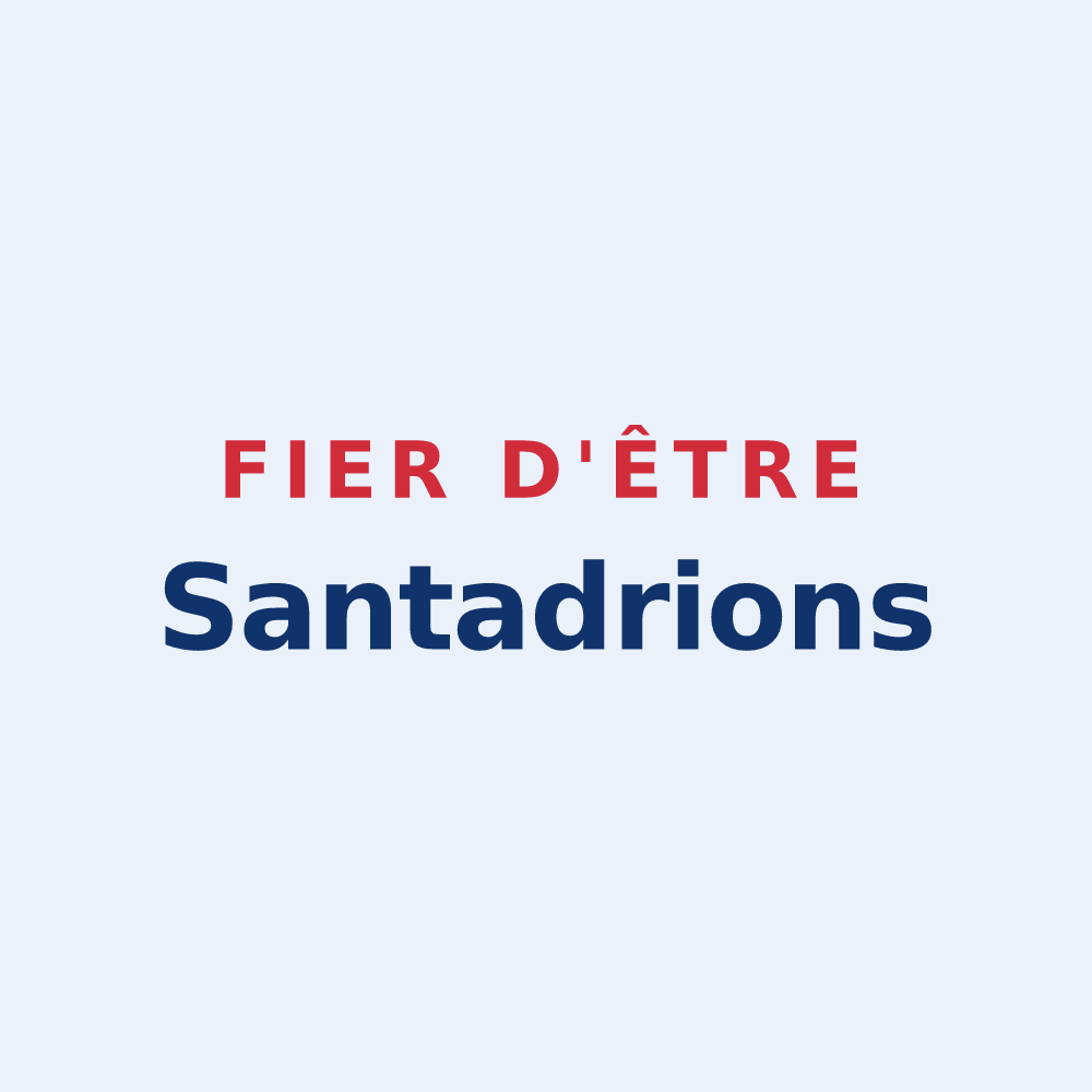 Sticker « Fier d'être Santadrions » — design pour Saint-André-de-Boëge