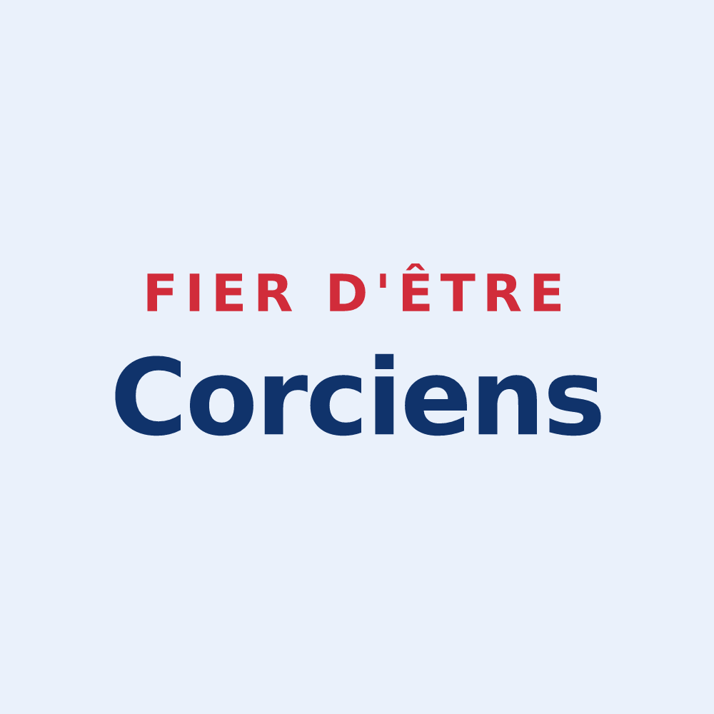 Sticker « Fier d'être Corciens » — design pour Saint-André-de-Corcy