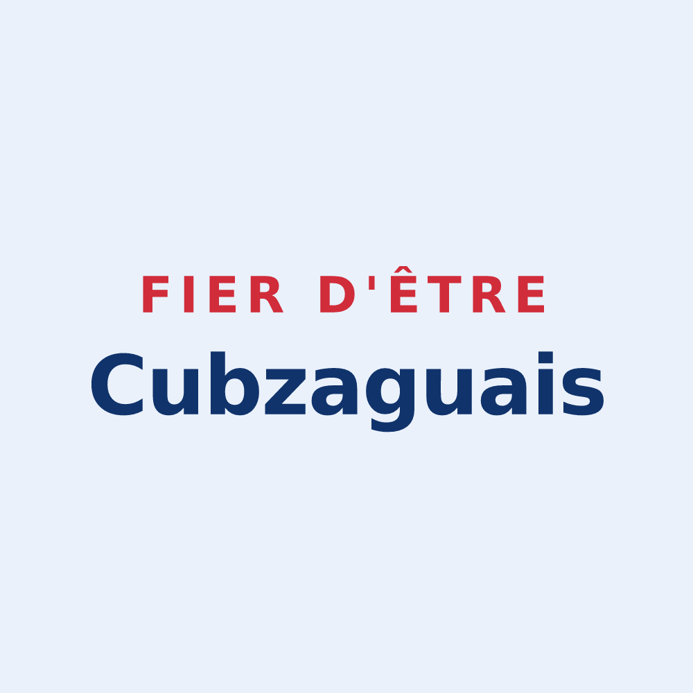 Sticker « Fier d'être Cubzaguais » — design pour Saint-André-de-Cubzac