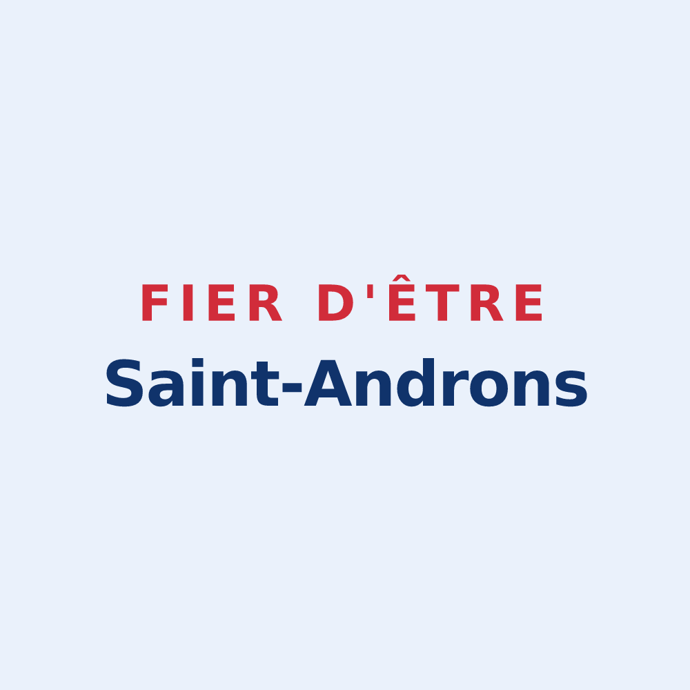 Sticker « Fier d'être Saint-Androns » — design pour Saint-André-de-Lidon