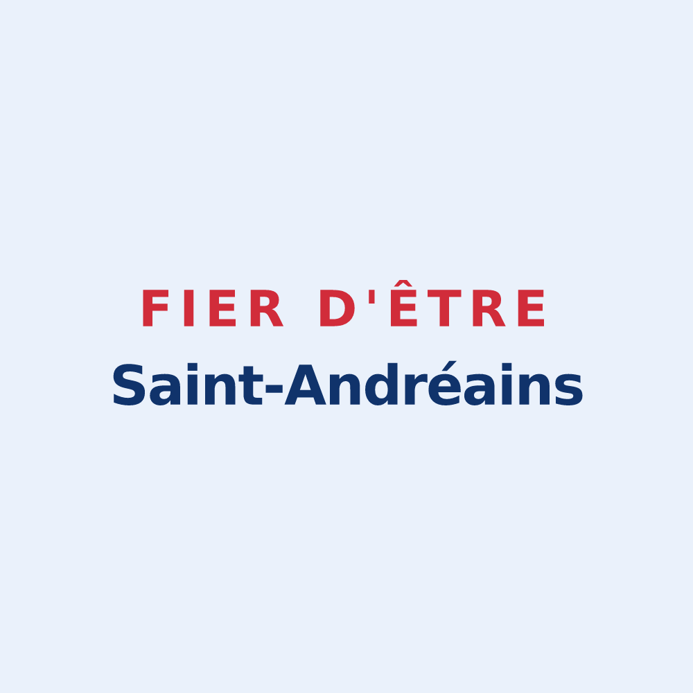 Sticker « Fier d'être Saint-Andréains » — design pour Saint-André-de-Vézines