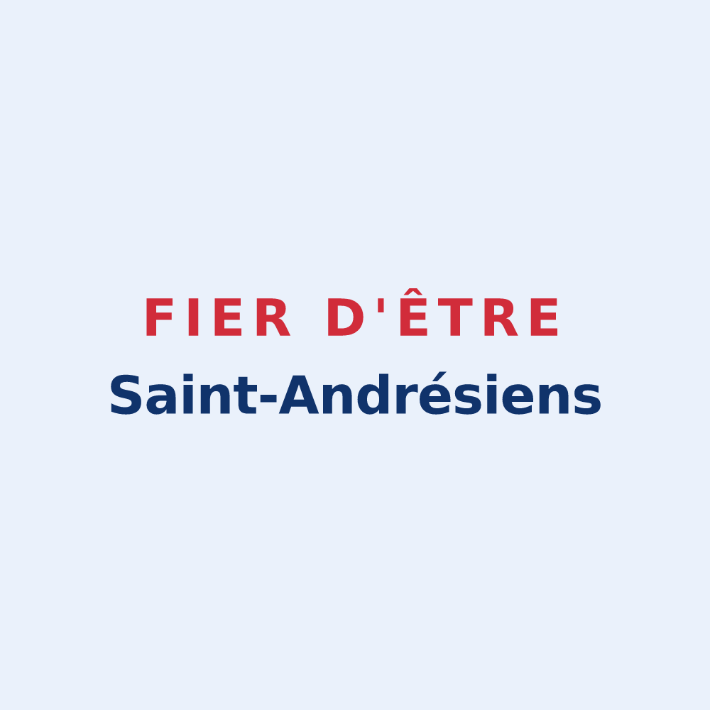 Sticker « Fier d'être Saint-Andrésiens » — design pour Saint-André-sur-Sèvre