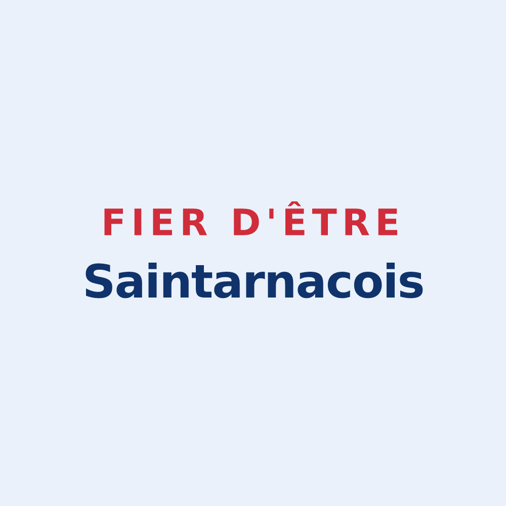 Sticker « Fier d'être Saintarnacois » — design pour Saint-Arnac