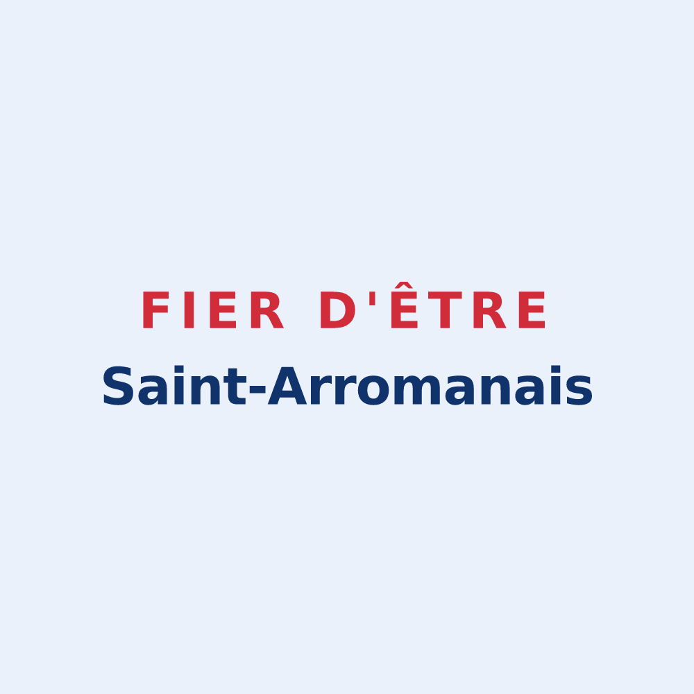 Sticker « Fier d'être Saint-Arromanais » — design pour Saint-Arroman
