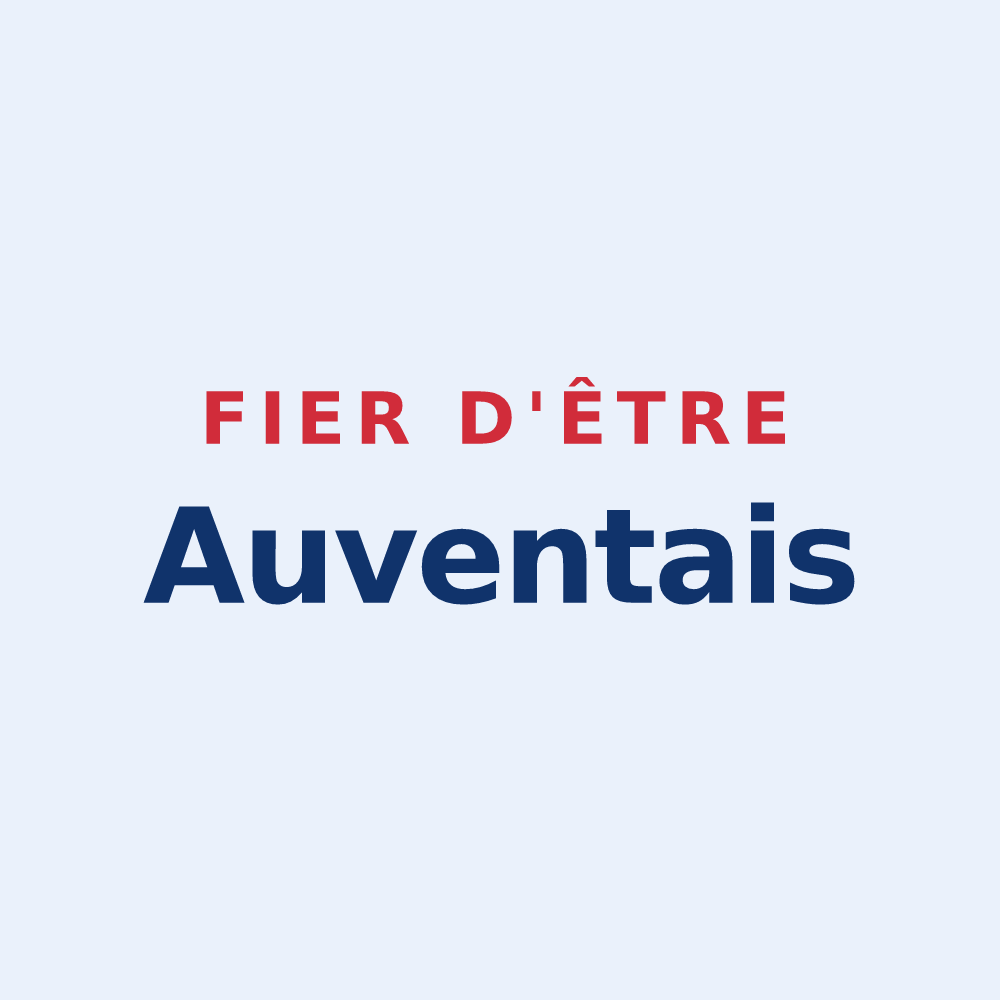 Sticker « Fier d'être Auventais » — design pour Saint-Auvent