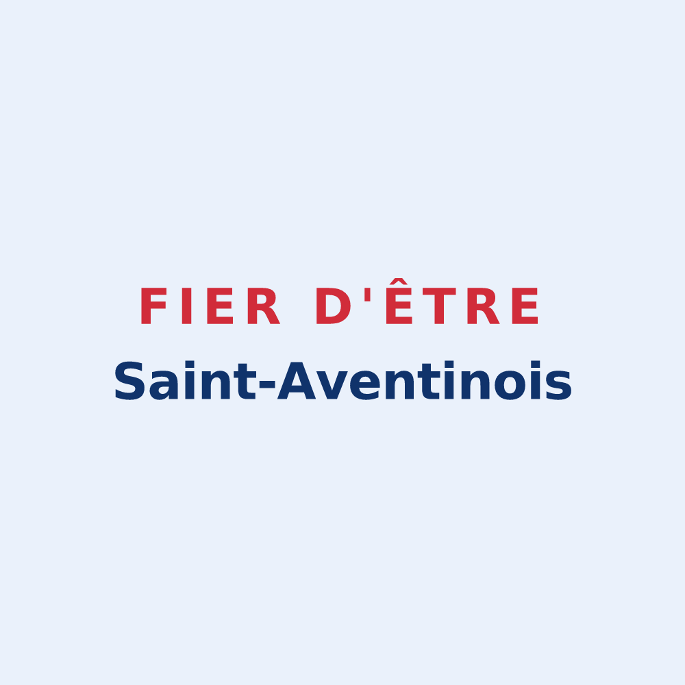 Sticker « Fier d'être Saint-Aventinois » — design pour Saint-Aventin