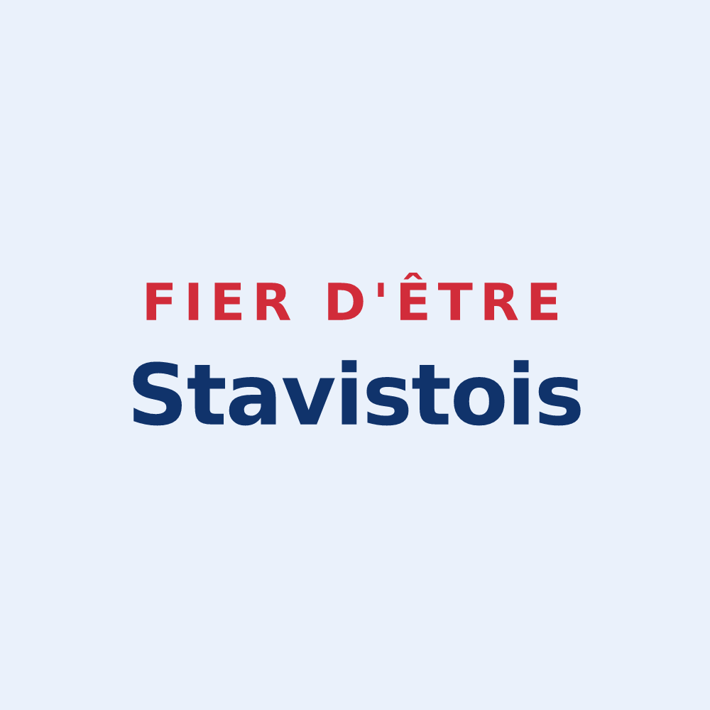 Sticker « Fier d'être Stavistois » — design pour Saint-Avit
