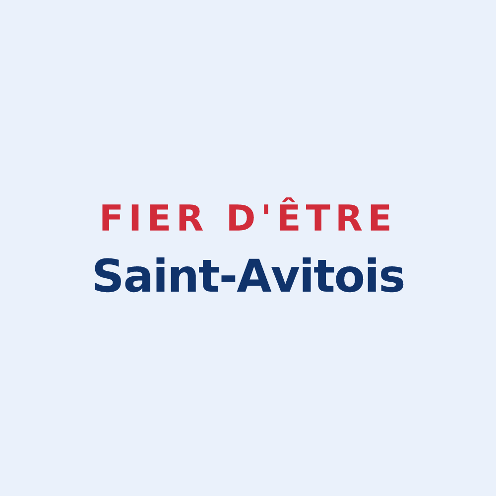 Sticker « Fier d'être Saint-Avitois » — design pour Saint-Avit