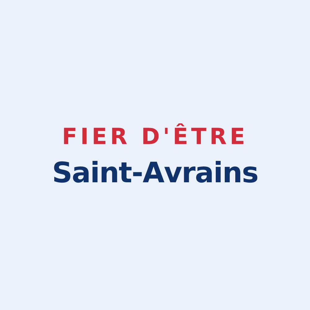 Sticker « Fier d'être Saint-Avrains » — design pour Saint-Avre
